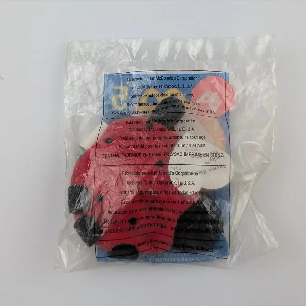 7 Sealed McDonald's TY Teenie Beanie Babies 1998-2000 Mixed Lot